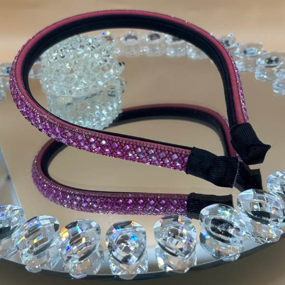 Fuchsia Crystal Headband (as is) Headband only - Picture 3 of 5